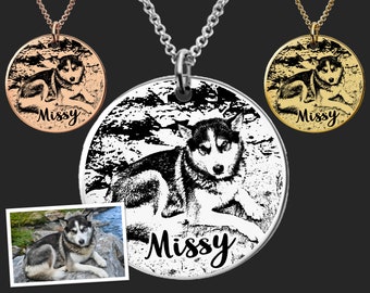 Siberian Husky Necklace | Siberian Husky | Dog Mom | Dog Memorial Gift | Gift For Her | Personalized Gifts | Gifts | Loss of Dog