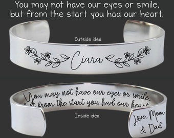Adopted Daughter Gift | Adopted Granddaughter | Daughter Gift | Adoption Bracelet | Adoption Gift | Adoption  Gift for Girls
