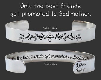 Godmother Gift | Godmother Proposal | Baptism Gift for Godmother | Christening Gift for Godmother | Promoted To Godmother