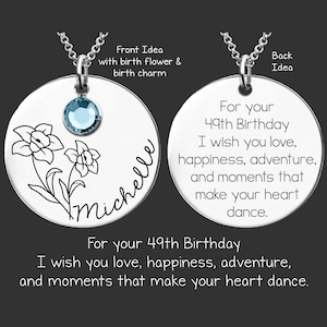 49th Birthday Gift | 49th Birthday Girl | 49 Year Old | 49 Year Old Girl Gift | 49th Birthday | Sister Birthday Gift | Friend Birthday Gift