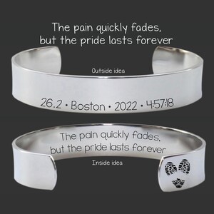 Marathon Runner Gift | Marathon Gift | Marathon Bracelet | Marathon Jewelry | Half Marathon Gift | 26.2 | 13.1 | Pride Is Forever
