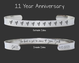 11th Anniversary Gift | 11 Year Anniversary | Steel Anniversary Gift | Anniversary Gifts | Wife Gift | Wife Meaningful Gift | Gift For Wife