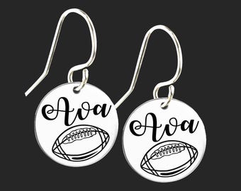 Football Earrings | Team Mom Gift | Team Mom Appreciation | Football Mom | Football Mom Gift | Football Mom Earrings