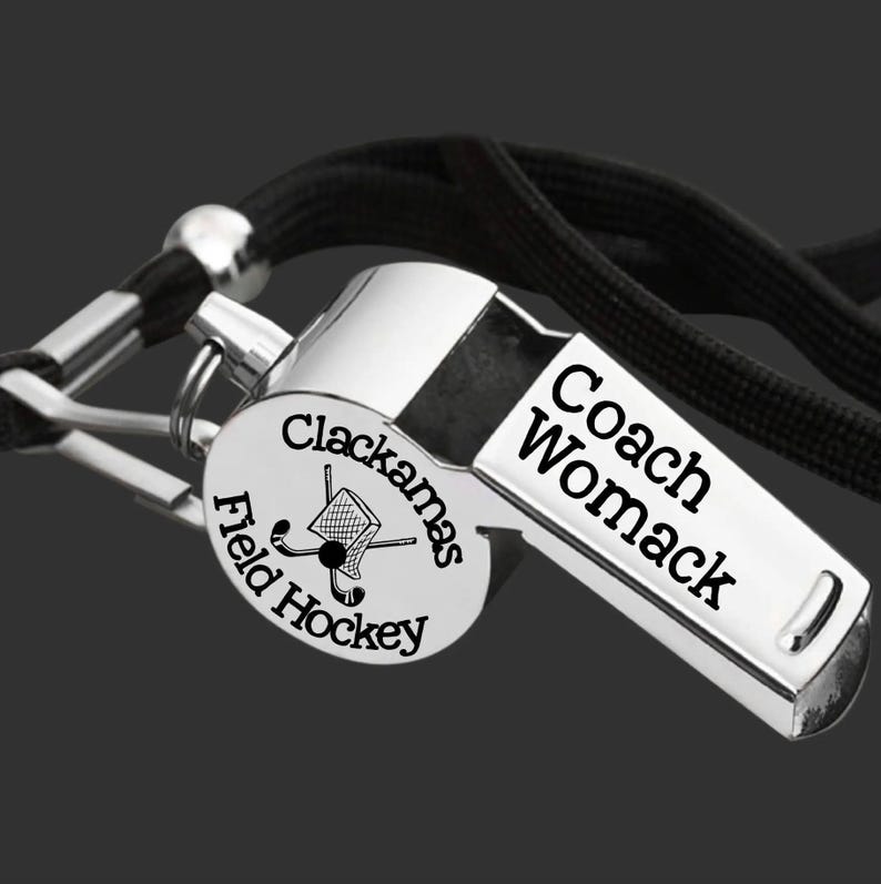 Field Hockey Coach | Coach Whistle | Coach Gift | Gift for Coach | Coach Appreciation | Personalized Whistle | Back to School image 1