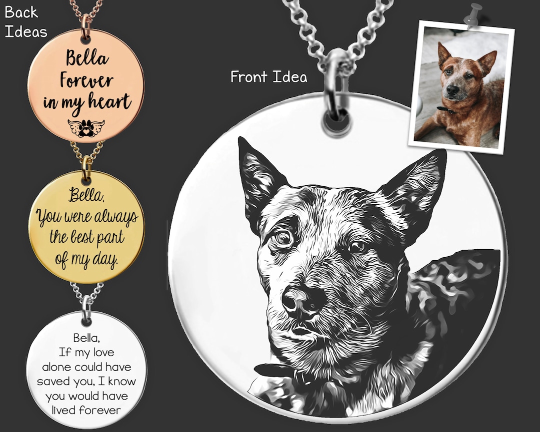Australian Cattle Dog Necklace Blue Heeler Dog Mom Dog Memorial Gift
