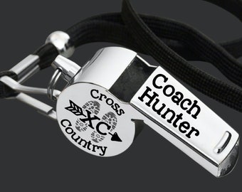 Cross Country Coach | Coach Whistle | Coach Gift | Gift for Coach | Coach Appreciation | Personalized Whistle | Back to School