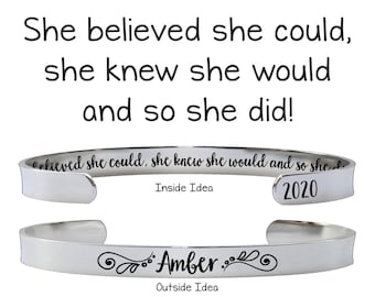 Graduation Gifts for Her | Graduation Gift | Class of 2026 | High School Graduation Gift | College Graduation Gift | She Believed