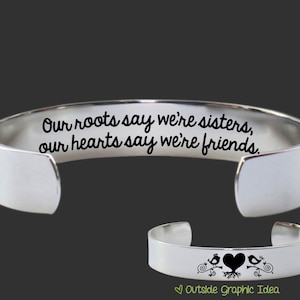 When Sisters Stand Together Sister Gifts Sister Present Custom Personalized Bracelet Sisters Jewelry Gift Ideas Sister Gift