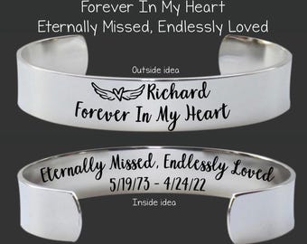 Sympathy Gift | Grief Gift | Memory Gift | Memory Jewelry | Sympathy Gifts for Loss of a Loved One | Memorial Bracelet | Forever In My Heart