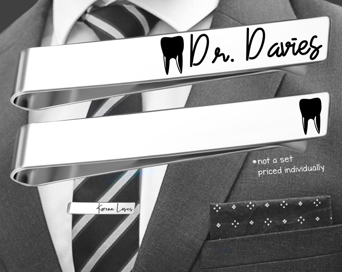 Dentist Gifts Gift for Dentist Dentist Tie Bar Fathers Etsy