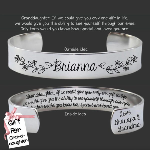 Granddaughter Gifts | Granddaughter Gifts from Grandma | Granddaughter Birthday | Granddaughter Personalized | Only One Gift