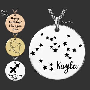 Sagittarius Constellation Necklace | Sagittarius Gifts | Sagittarius Birthday | Birthday Gift Sagittarius | Easter Gift for Sagittarius