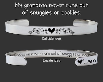 Grandma Gift | Grandma Birthday Gift | Grandmother Gift | Gift for Grandma | Grandma Gift Personalized | Grandma Bracelet | My Grandma