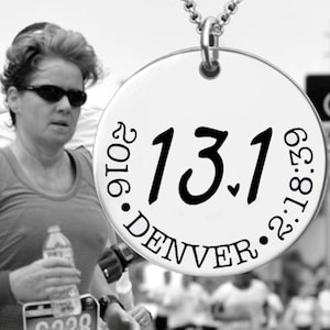 Marathon Runner Gift | Marathon Gift | Marathon Necklace | Marathon Jewelry | Half Marathon Gift | 13.1 Necklace