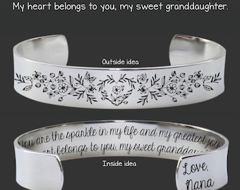 Granddaughter Gifts | Granddaughter Gifts from Grandma | Granddaughter Birthday | Granddaughter Personalized | Sweet Granddaughter
