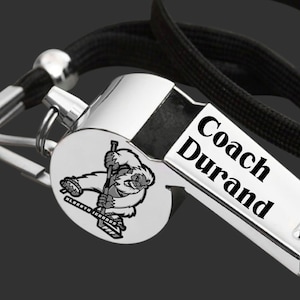 Custom Hockey Whistle | Hockey Coach | Coach Whistle | Coach Gift | Gift for Coach | Coach Appreciation | Personalized Whistle