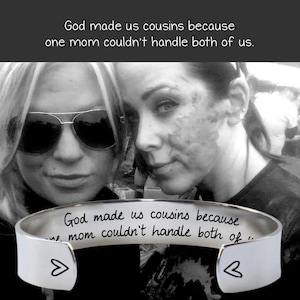 Gift for Cousin | Cousin Gifts | Cousin Birthday Gift | Cousin Easter Gift | Cousin Gift from Cousin | God Made Us Cousins