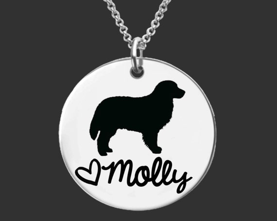 bernese mountain dog necklace