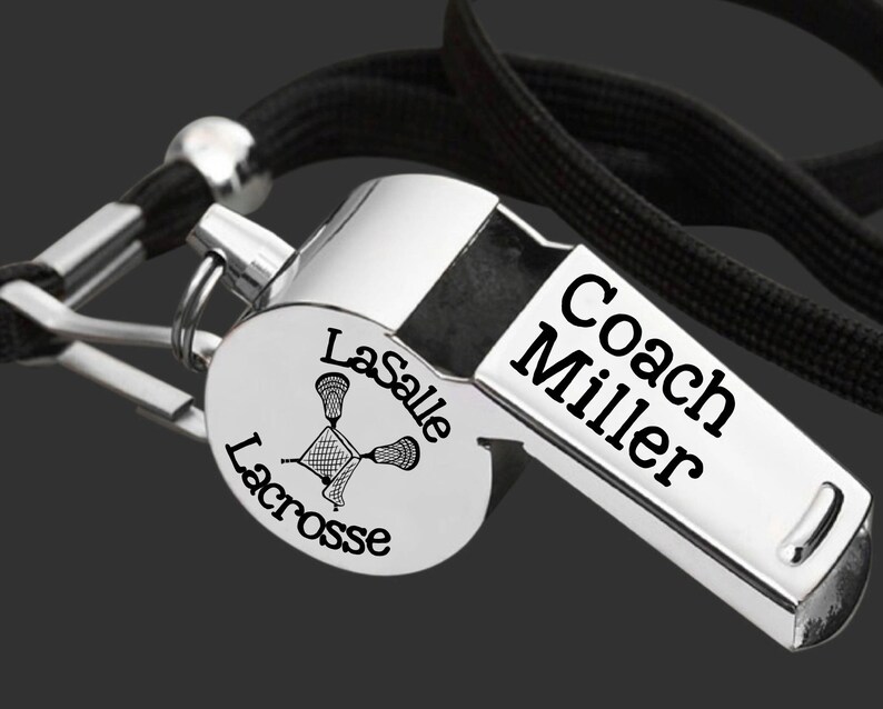Lacrosse Coach Coach Whistle Coach Gift Gift for Coach Etsy