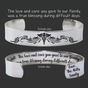 Nurse Gift | Nurse Appreciation | Nurse Thank You Gift | Caregiver Gift | Nurse Jewelry | Nurse Bracelet | Hospice Nurse | True Blessing