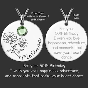 50th Birthday Gift | 50th Birthday Girl | 50 Year Old | 50 Year Old Girl Gift | 50th Birthday | Sister Birthday Gift | Friend Birthday Gift