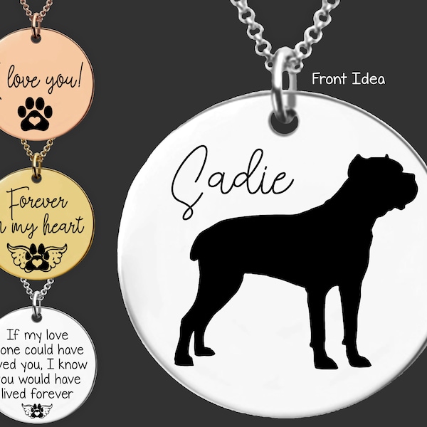 Cane Corso | Cane Corso Mom | Cane Corso Gift | Cane Corso Necklace | Dog Mom | Dog Mom Gift | Dog Memorial Gift | Loss of Dog Gift
