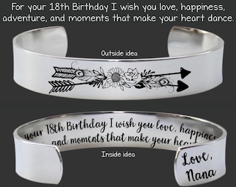 18th Birthday Gift | 18 Year Old | 18 Year Old Girl Gift | 18th Birthday | Daughter Birthday Gift | Granddaughter Birthday Gift