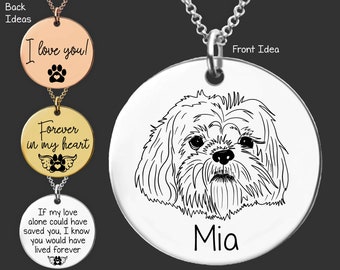 Shih Tzu Mom | Shih Tzu | Shih Tzu Gift | Shih Tzu Necklace | Dog Mom | Dog Mom Gift | Dog Memorial Gift | Loss of Dog Gift