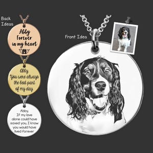 Springer Spaniel Necklace | Dog Mom Birthday Gift | Dog Mom Gifts | Dog Mom Gift Easter | Dog Lover Gift Women | Dog Memorial Gift