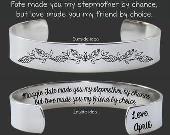 Stepmom Gift | Stepmom Birthday Gift | Stepmom Bracelet | Stepmother Gift | Gift for Stepmom | Stepmom Valentine Gift | Stepmother By Chance