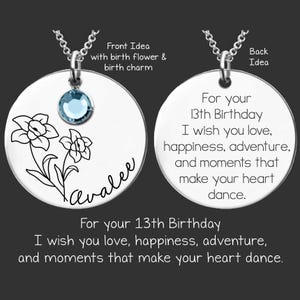 13th Birthday Gift | 13th Birthday Girl | 13 Year Old | 13 Year Old Girl Gift | 13th Birthday | Daughter Birthday Gift | Granddaughter Gift