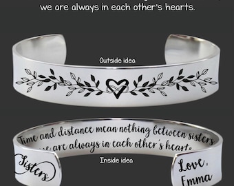 Sister Gift from Sister | Sister Gift | Sister Birthday Gift | Gift for Sister | Sister Easter Gift | Sister Gifts | Time and Distance