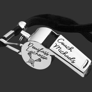 Lacrosse Whistle | Lacrosse Coach | Coach Whistle | Coach Gift | Gift for Coach | Coach Appreciation | Personalized Whistle