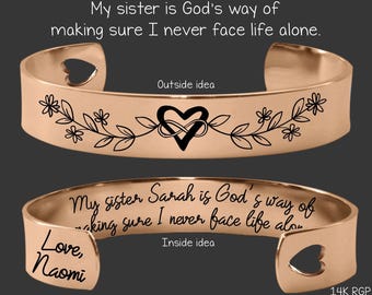 Sister Birthday Gift | Sister Bracelet | Sister Gift | Sister Gift From Sister | Gift for Sister | My Sister