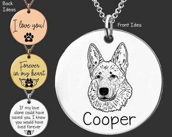 German Shepherd | German Shepherd Mom | German Shepherd Necklace | Dog Mom | Dog Mom Gift | Dog Memorial Gift | Loss of Dog Gift