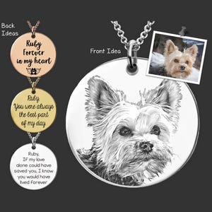 Yorkie - Can't Buy Love Necklace Yorkie - Can't Buy Love Necklace