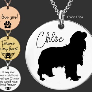 Cavalier King Charles Spaniel | Cavie Mom | Cavie Gift | Cavie Necklace | Dog Mom | Dog Mom Gift | Dog Memorial Gift | Loss of Dog Gift
