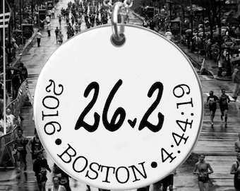 Marathon Jewelry | Marathon Runner Gift | Marathon Gift | Marathon Necklace | Half Marathon Gift | 26.2 Necklace