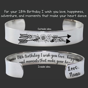 18th Birthday Gift | 18 Year Old | 18 Year Old Girl Gift | 18th Birthday | Daughter Birthday Gift | Granddaughter Birthday Gift
