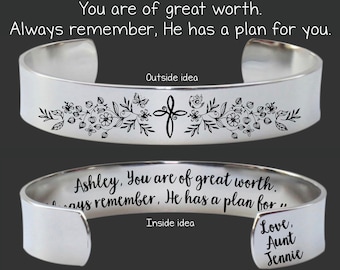 Encouragement Gift | Friend Gift | Daughter Gift | Niece Gift | Goddaughter Gift | Granddaughter Gift | Great Worth