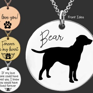 Labrador Retriever Labrador Mom Labrador Gift Labrador Necklace Dog Mom Dog Mom Gift Dog Memorial Gift Loss of Dog Gift image 1