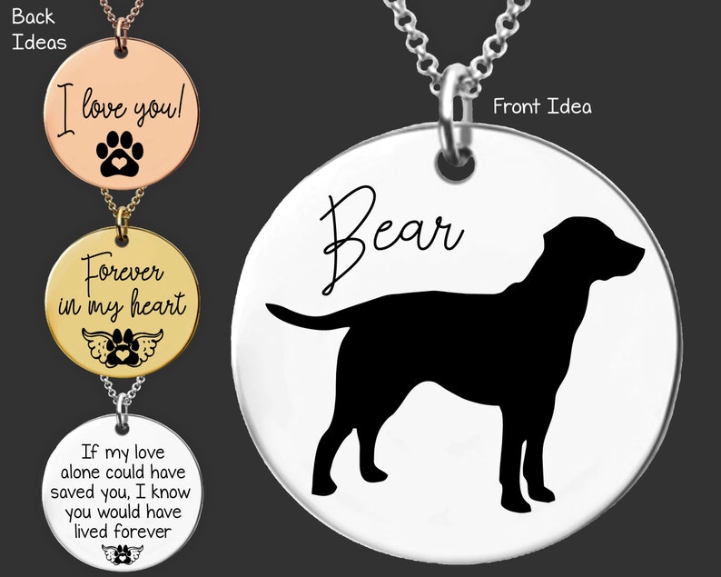 Labrador Retriever Labrador Mom Labrador Gift Labrador Necklace Dog Mom Dog Mom Gift Dog Memorial Gift Loss of Dog Gift image 1