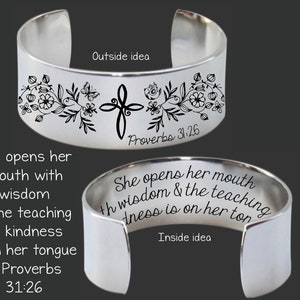 Mom Gift | Mother's Day | Grandma Gift | Teacher Gift | Sunday School Teacher Gift | Christian  Gift | Proverbs 31:26