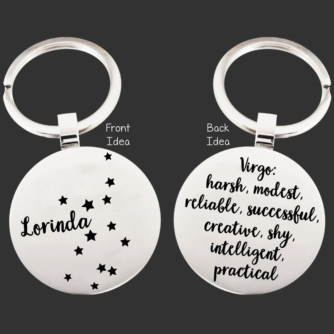Constellation Keychain | Zodiac Gifts | Gifts for Zodiac | Zodiac ...