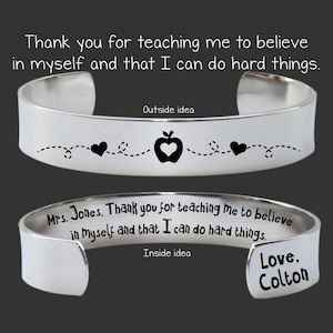 Teacher Appreciation | Teacher Appreciation Gift | Teacher Gifts | Daycare Teacher Gift | Teacher Easter Gifts | Hard Things
