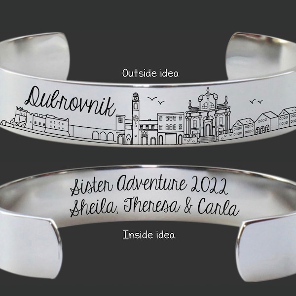 Dubrovnik | Skyline | Cityscape | Girls Trip | Exchange Student Gift | Daughter Gift | Going Away Gift | Moving Gift | Gift For Her