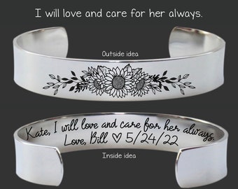 Mother In Law Promise | Mother In Law Gift | Mother of the Groom | Mother of the Bride | Mother's Day | Love and Care Always