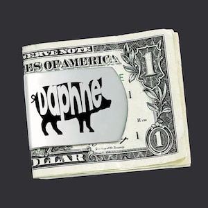 Pig Money Clip | Personalized Gift for Men | Personalized Gift