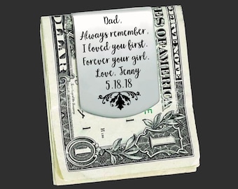 Personalized Money Clip | Father of the Bride Gift | Personalized Gift