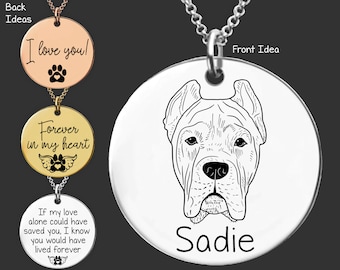 Cane Corso Mom | Cane Corso | Cane Corso Gift | Cane Corso Necklace | Dog Mom | Dog Mom Gift | Dog Memorial Gift | Loss of Dog Gift